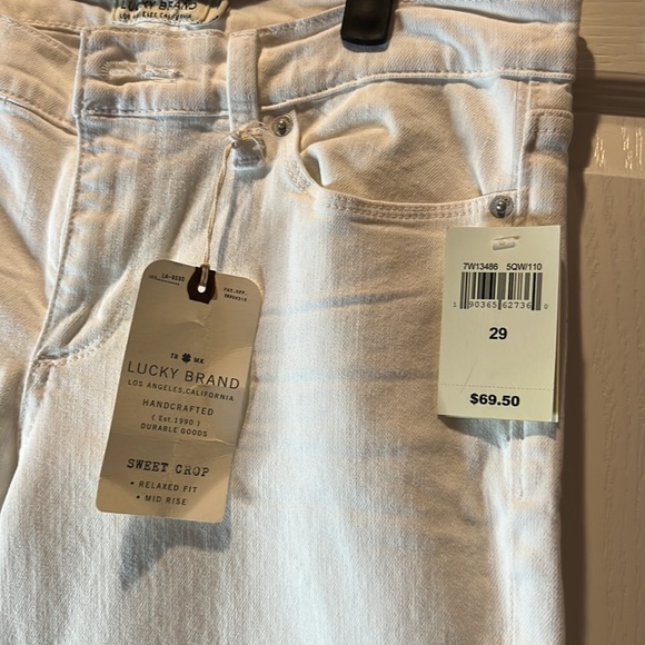 Lucky brand cropped jeans size 29 - Picture 2 of 5